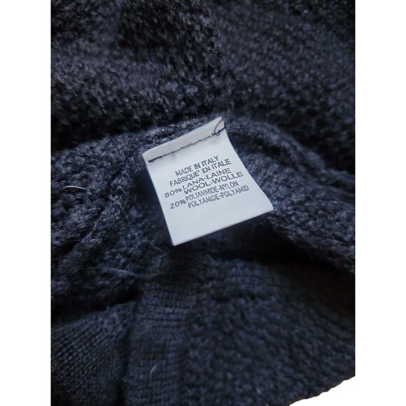 Brandy Melville Open Front Cardigan Sweater OS Black Grunge Slouchy Caroline - Picture 7 of 10